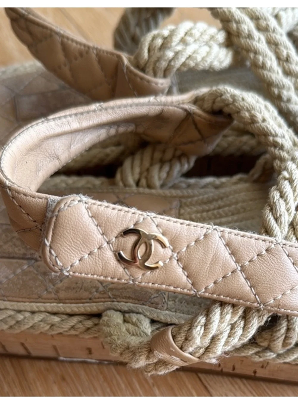 CHANEL well worn